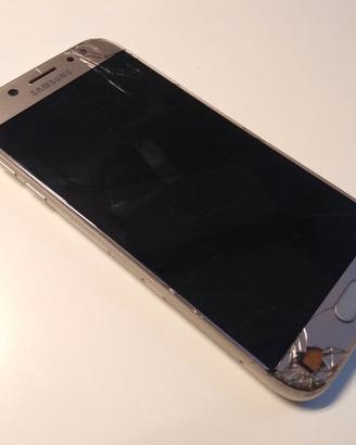 Samsung J5 2017 Gold/Silver - Schermo Rotto