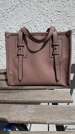 Borsa artigianale in vera pelle