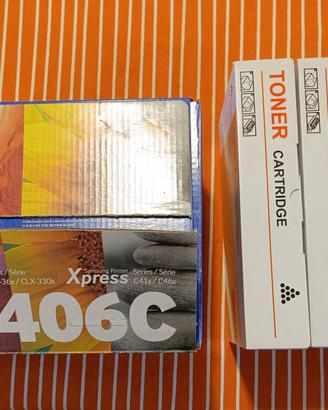 7 Toner colori Samsung serie P406C