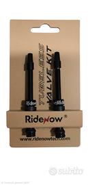 Kit valvole Tubeless RideNow Presta 65mm NUOVE