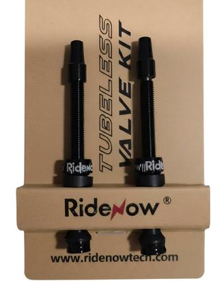 Kit valvole Tubeless RideNow Presta 65mm NUOVE