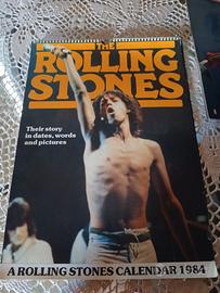 The Rolling Stones calendario anni 1984-85-86 e 87