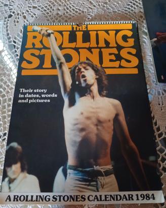 The Rolling Stones calendario anni 1984-85-86 e 87