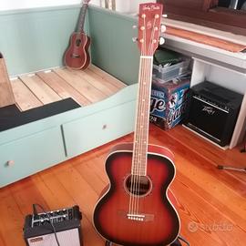 chitarra e amplificatore a batteria 