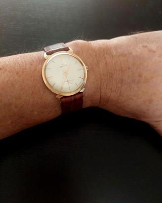 Orologio anni '60 in oro rosa marca Zenith