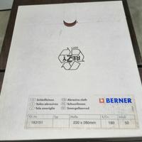 Tela smeriglio BERNER 50 fogli 230x280 - P180