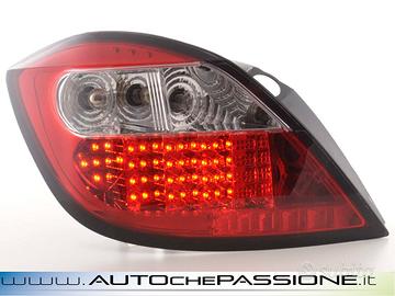Fanali posteriori rossi crystal a led OPEL ASTRA H