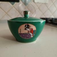 zuccheriera in porcellana giapponese vintage 