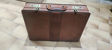 valigia porta documenti vintage 