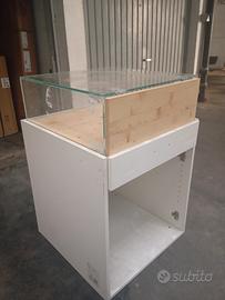 Mobile espositore teca in vetro 