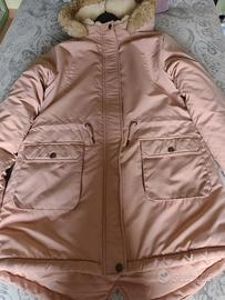 Parka giubbino cappotto donna rosa donna bambina