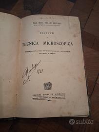 Elementi di tecnica microscopica, anno 1916