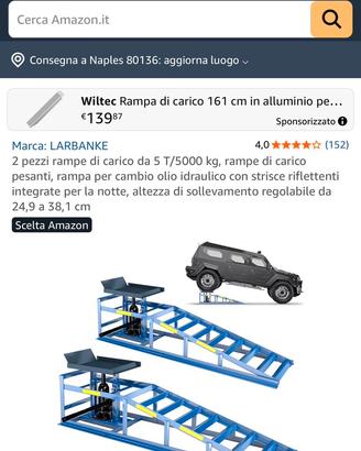 Rampa sollevamento auto !venduto