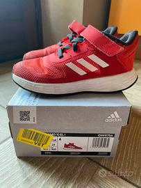 Adidas rosse outlet bambino