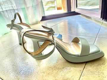 Sandali azzurro chiaro Tg 37