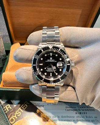Rolex submariner 16610 strafull ser 2001