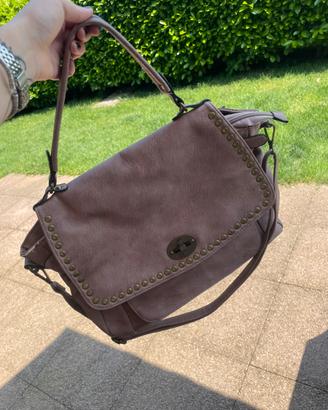 Borsa rosa antico con tracolla
