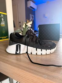 Nike Free Metcon 4 Black White scarpe  Training