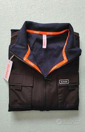 Felpa bimateriale Sun68, nuova. Taglia S.