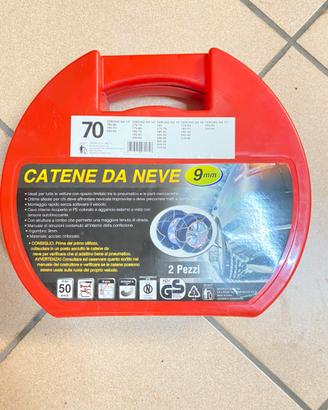 Catene da neve 9mm gruppo 70 "NUOVO"