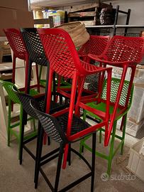 Sgabelli alti Air Bar Stool