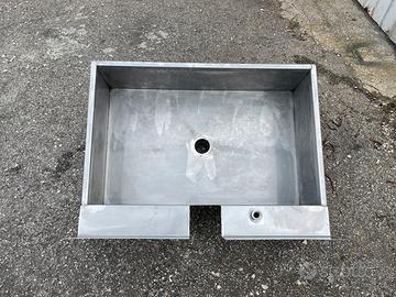 Lavandino in acciaio inox