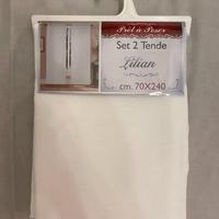 2 tende bianche per la casa