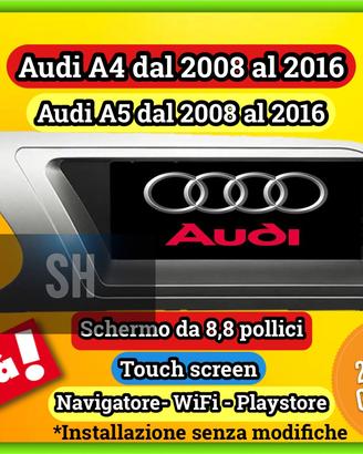 Radio 8,8 pollici Audi A4 - A5 carplay android