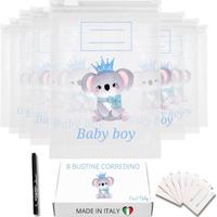 8 bustine corredino neonato-sacchetti kit - nuovo