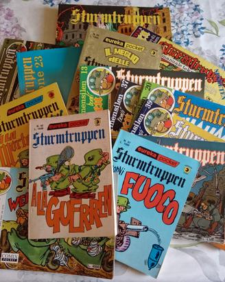 Lotto albi e libro fumetti Bonvi Sturmtruppen