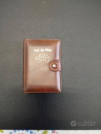 carte da poker set da viaggio