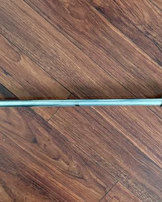 Bastoni tenda a molla L 130 cm argento