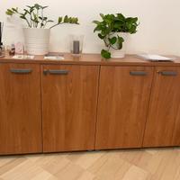 Mobiletto doppio per ufficio