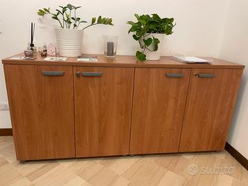 Mobiletto doppio per ufficio