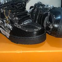 luois vuitton Skate Trainer  Nero Swarovski