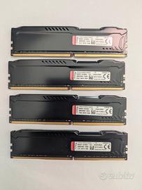 32 GB RAM ddr4 Fury Hyperx  2400