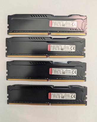 32 GB RAM ddr4 Fury Hyperx  2400