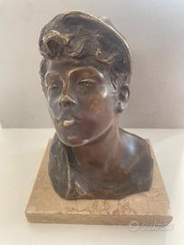 Scultura in bronzo di aurisicchio