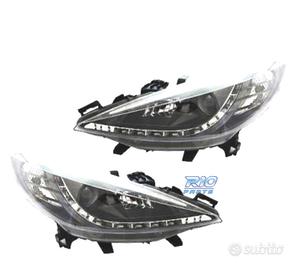 FARI PEUGEOT 207 06-12 DRL FONDO NERO