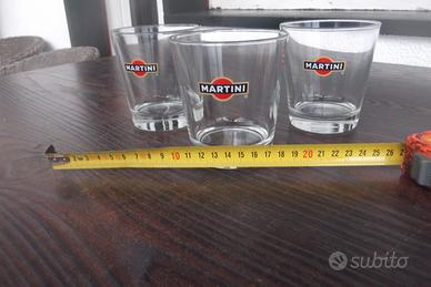 3 bicchieri vintage Martini