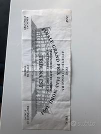 Biglietto atletica leggera IAAF 1992 Torino