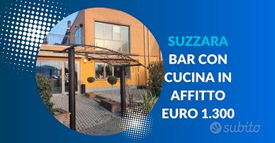 Bar con cucina arredato in gestione