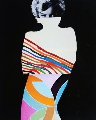 Quadro"The colour of Marilyn"Giclee' 