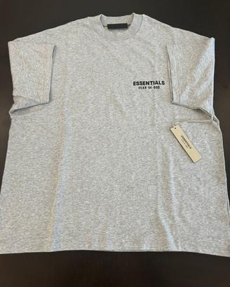 T-shirt Essentials Fear of God grigia