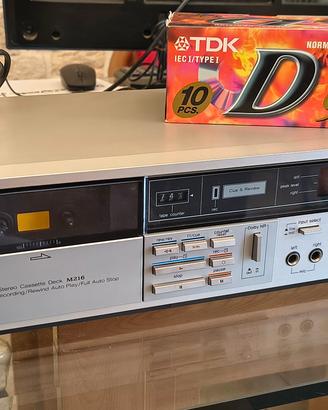 piastra cassette Technics RS-M216, 1982, perfetto