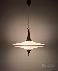 Splendido Lampadario Anni '40 stile Gio' Ponti