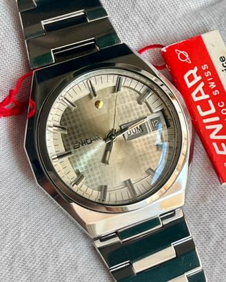 Orologio vintage Nos Enicar ‘70 revisionato