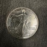 Moneta argento usa 1 dollaro 1991