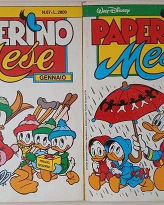 Paperino Mese N°67-68 anno 1986 anche separati