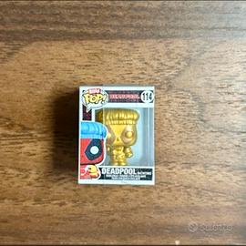 Bitty Pop Deadpool bathtime gold